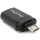 Адаптер OTG VEGGIEG Micro-USB to USB-A Black (V-S123)