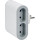 Мережевий розгалужувач LEGRAND Standard 4x2K+3 White, 4 розетки (049400)