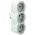 Мережевий розгалужувач LEGRAND Standard 3x2K+3 White, 3 розетки (694518)