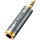 Адаптер CABLETIME mini-jack 3.5 mm - jack 6.35 mm Gray (CPA4G)