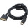 Кабель PATRON HDMI - DVI 1.8м, 2 ферита, Black