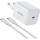 Зарядний пристрій UGREEN X524 GaN 45W 1xUSB-C Fast Charger Set White w/Type-C cable (65055)