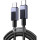 Кабель UGREEN L513 USB 2.0 Type-C to Type-C 240W PD3.1 1м Black (45067)