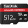 Карта пам'яті SANDISK microSDXC Express 512GB UHS-I U3 A1 Class 10 (SDSQXFN-512G-GN4NN)