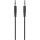 Кабель HATOR ESH series, 1.3м *3.5мм male-male mini-jack 3.5mm 3.5м Black