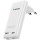 Зарядний пристрій VERBATIM Fold 'n' Go GaN 65W 2xUSB-C, PD3.0 White