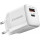 Зарядное устройство AXAGON 1xUSB QC3.0, 1xUSB-C PD20W White