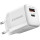 Зарядное устройство AXAGON 1xUSB-A QC4.0, 1xUSB-C PD30W PPS White