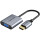 Адаптер CABLETIME 1080p 60Hz HDMI - VGA Black/Gray (CP53G)