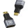 Адаптер CABLETIME 8K 60Hz Mini-HDMI - HDMI Black/Gray (CP45G)