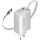 Зарядний пристрій CANYON OnCharge 65RC Build-In Cable USB-C, 1xUSB-A, 1xUSB-C, 65W White (CNS-CURC65ACW)