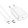 Зарядний пристрій HOCO C109A Fighter 1xUSB-C, PD20W White w/Type-C to Lightning cable (6942007656726)