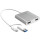 Адаптер J5CREATE USB-C - 2xHDMI Silver (JCA365-N)