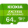 Карта памяти KIOXIA (Toshiba) microSDXC Exceria High Endurance 64GB UHS-I U3 V30 A1 Class 10 (LMHE1G064GG2)