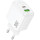 Зарядний пристрій HOCO CS55A Surplus 1xUSB-A, 1xUSB-C, PD30W, QC3.0 White (6942007631549)