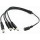 Розгалужувач живлення VOLTRONIC DC-F to 4xDC-M (5.5x2.5мм) 40см (YT-DC-F=>4XDC-M-40/2845)