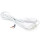 Кабель живлення VOLTRONIC CEE 7/7 Schuko під пайку 1.8м White (YT-25105)