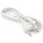 Кабель живлення VOLTRONIC CEE7/16-C7 1.2м White (PC-184 CE7/16-C7-CCA-1,2W)