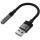 Адаптер ACEFAST 13 USB-A - 3,5 мм USB-AM - mini-jack 3.5mm (F) 0.15м Black