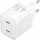 Зарядний пристрій VENTION 2xUSB-C GaN Wall Charger 45W White (FEFW0-EU)