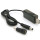 Кабель питания USB to DC VOLTRONIC 5.5x2.5mm 12V/9V + переходник 5.5*2.5mm(F) to 3.5*2.0mm(M) 1м Black (KPFR/5-12/9)