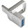 Флэшка 16GB T&G 104 Metal Series USB 3.0 Type-C Silver (TG104TC-16G3)