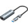 Адаптер VENTION USB Type-C/USB-A - Ethernet RJ45 1000Mb Gray (CFQHB)