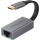 Мережевий адаптер PROMATE GigaLink-C High Speed USB-C to Gigabit Ethernet Adapter Gray