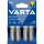 Батарейка VARTA Ultra Lithium AA 4шт/уп (06106 301 404)