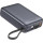 Повербанк SWISSTEN 1xUSB-C, 1xUSB-A, w/built-in cables USB-C + Lightning, PD, QC, 22,5W 22.5W 20000mAh Silver (8595217490598)
