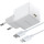 Зарядний пристрій BASEUS Palm Fast Charger 1C 20W EU Moon White w/Type-C to Lightning cable (E0116400)