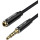 Кабель-удлинитель VENTION mini-jack 3.5mm 1м Black (BHCLF)