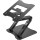 Підставка для ноутбука RTAKO RS-CP75D 3-Level Rotating Carbon Steel Laptop Stand Black