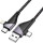 Кабель HOCO U95 4-in-1 USB - Lightning to Micro USB to Type-C 1.2м Black