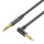 Кабель VENTION Right Angle Audio Cable 90 Degree mini-jack 3.5mm 1м Black (BAZBF)