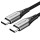 Кабель VENTION USB2.0 Type-C Male to Type-C Male 60W 3A 2м Gray (TADHH)