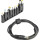 Кабель-переходник питания TUCANO Type-С(M) to 5.5*2.5(M) + 9 переходников, 65W 1.5м