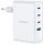 Зарядний пристрій CHOETECH PD9002 100W 3xUSB-C, 1xUSB-A, PD, QC, GaN Wall Charger White