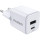 Зарядний пристрій CHOETECH PD5012 30W 1xUSB-C,1xUSB-A PD3.0, QC3.0 GAN Wall Charger White