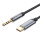 Кабель VEGGIEG V-A624 AUX USB-C to 3.5mm 1м Black