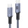 Кабель VEGGIEG V-U408 USB4 Type-C to Type-C PD 240W 0.5м Gray