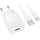 Зарядний пристрій BOROFONE BAS71A Source 1xUSB-A, 2.1A White w/Type-C cable