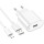 Зарядное устройство HOCO C109A Fighter 1xUSB-A, 2.1A White w/Lightning cable (6942007656597)