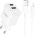 Зарядное устройство HOCO C141A Smart 2xUSB-A,10.5W White w/Lightning cable (6942007627870)