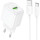 Зарядний пристрій HOCO CS52A Surplus 1xUSB-A, QC3.0, 18W White w/Type-C cable (6942007631471)