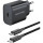 Зарядний пристрій VENTION 1xUSB-C Wall Charger 20W Black w/Type-C cable (G16B0-EU)