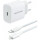 Зарядний пристрій VENTION 1xUSB-C Wall Charger 20W White w/Type-C to Lightning cable (G17W0-EU)