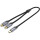 Кабель VENTION USB-C - 2xRCA 0.5м Gray (BGVHD)