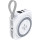 Повербанк з бездротовою зарядкою CHOETECH B697C Magnetic Wireless 22.5W 1xUSB-C, 1xUSB-A 10000mAh White