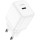 Зарядний пристрій CUDY CH20 GaN Charger USB-C PD 3.0, QC 3.0, 20W White